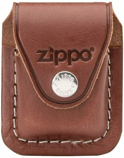 Zippo Leder Etui Tasche braun mit Schlaufe